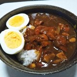 圧力鍋で簡単　無水キーマカレー